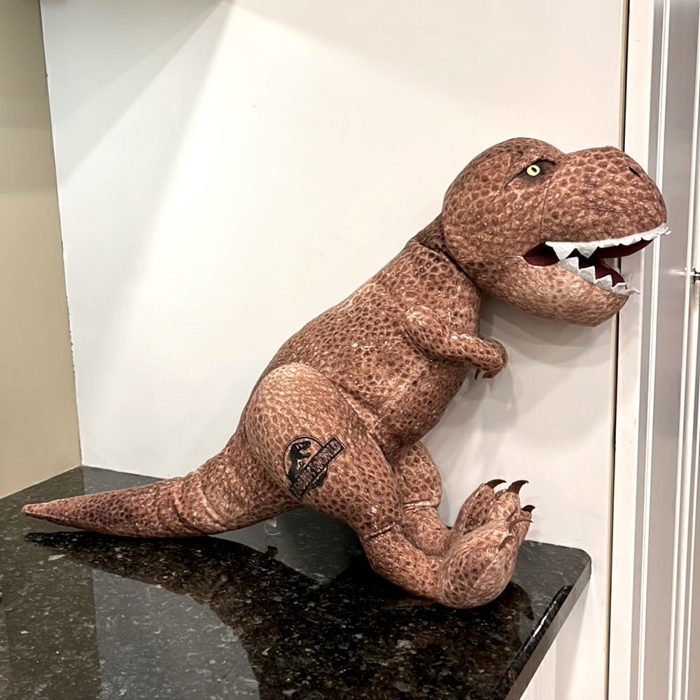 Jurassic World Dinosaur Plush T Rex Tyrannosaurus Large 28" Stuffed Anim…
